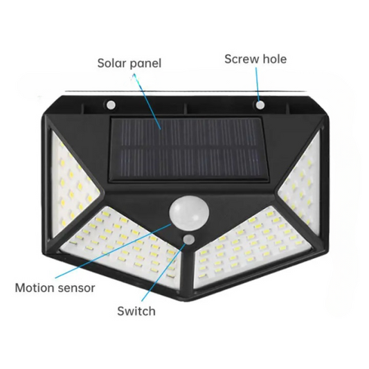SOLAR MOTION DETECTION LED LIGHT | RECHARGEABLE | BEST FOR HOMES AND OFFICES