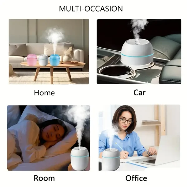 Professional Home and Car Humidifier: Portable USB Diffuser