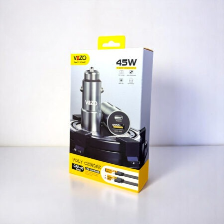 Dual Port Smart Car Charger (with V999 4-in-1 Cable)