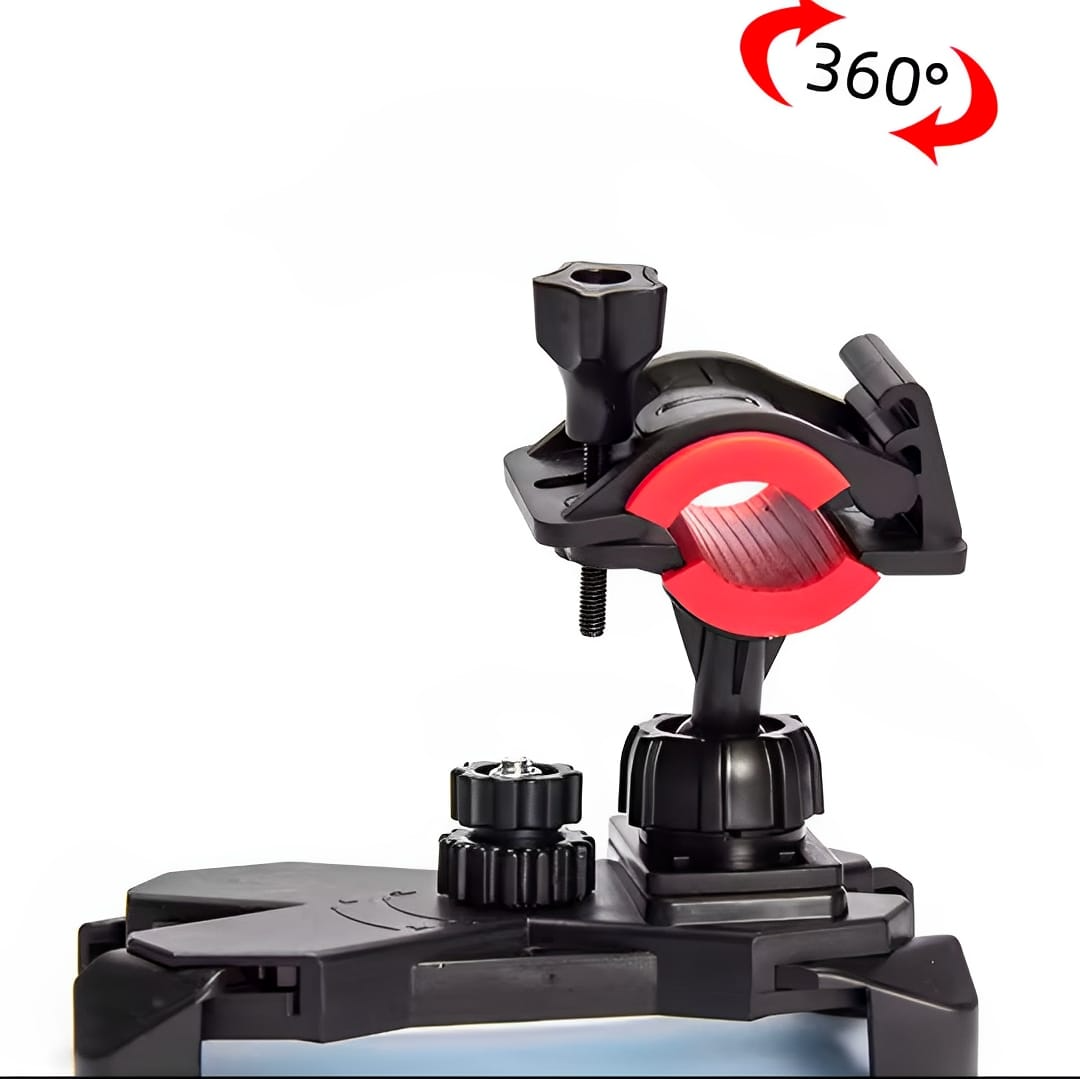 Mobile Phone Holder Stand For Bicycle & Motorcycle – Universal 360° Rotation Mount
